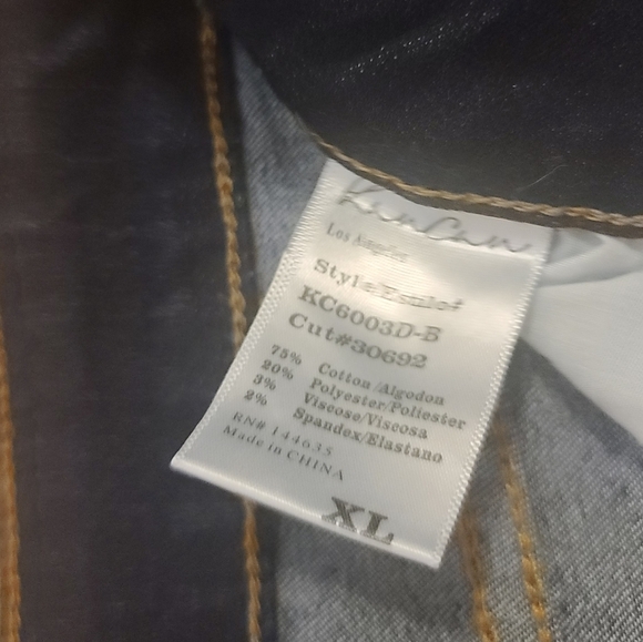 KanCan NWT Skinny Jeans Dark Wash size Xl - Picture 4 of 10